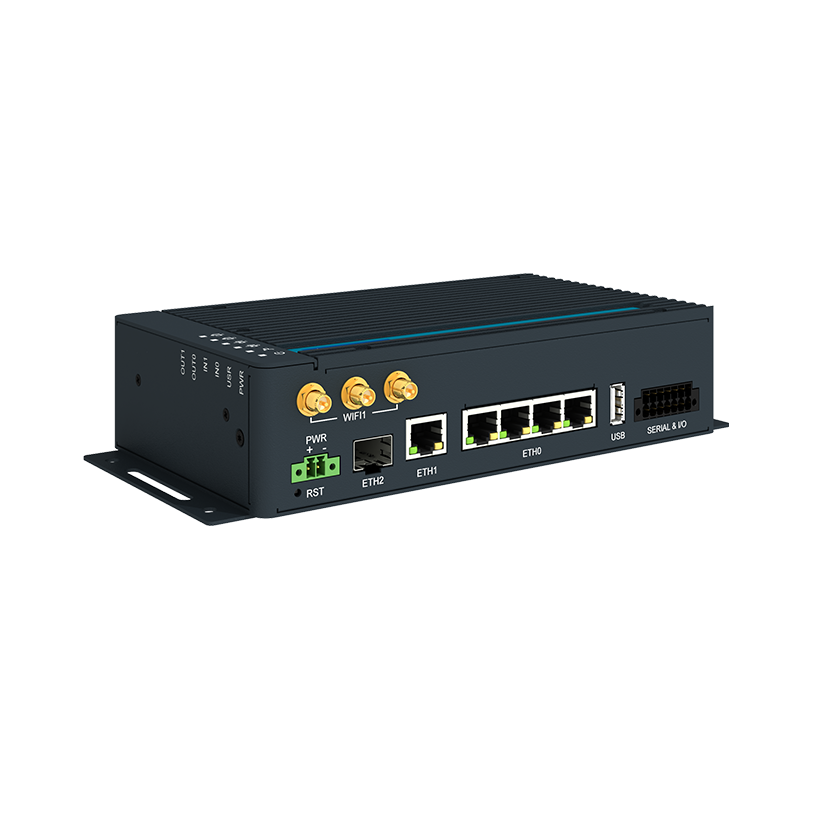 ICR-4400, GLOBAL, 5x Ethernet, 1x RS232, 1x RS485, CAN, Wi-Fi, SFP, USB, SD, Without Accessories